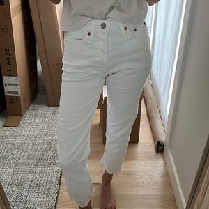 Levi’s Wedgie Straight Ankle Length Jeans